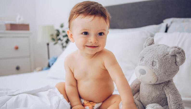 bebê e urso 