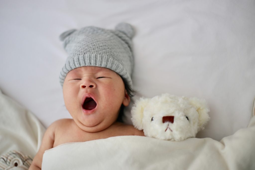 bebê com sono