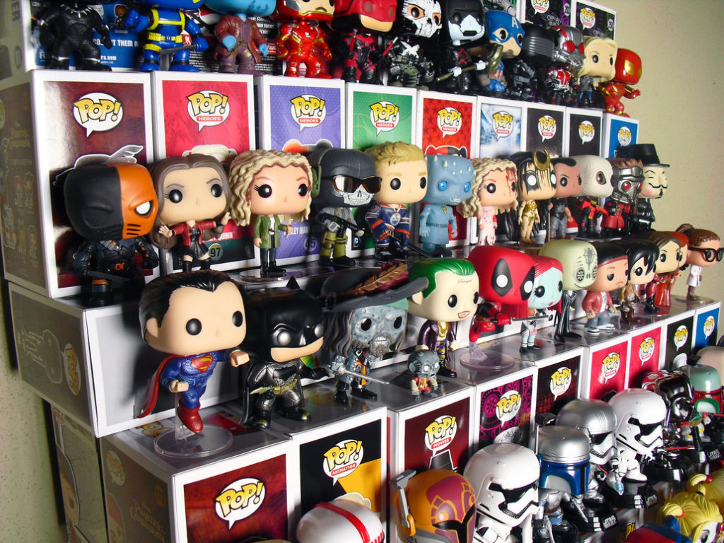 coleção com os melhores funko pop