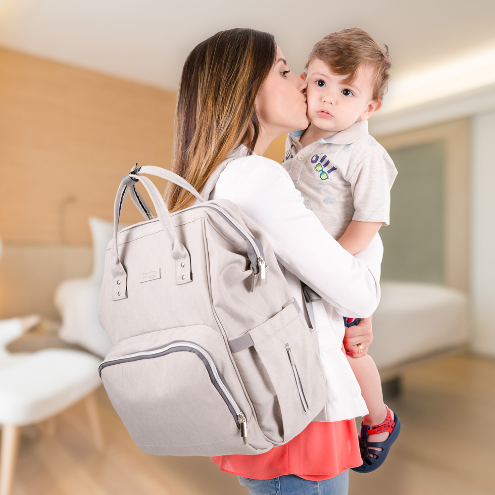 bebê e mãe melhores mochilas maternidade